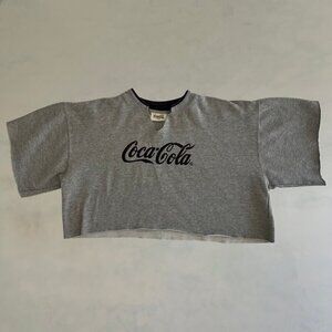 Coca-Cola Grey Cropped Sweater